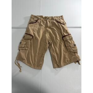 Vintage Y2K Decibel Cargo Shorts Size 36 Biege